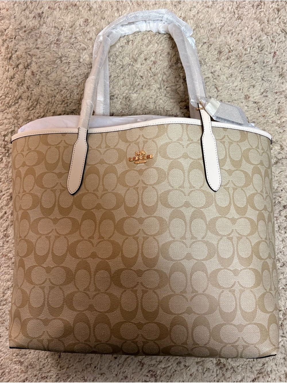 Coach Signature City Tote NWT